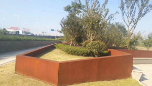 费县耐候钢挡土墙